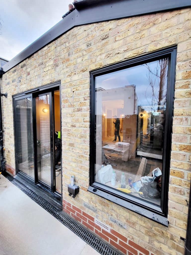 wraparound house extension Brockley SE4 exterior brickwork bifold doors Lewisham builders